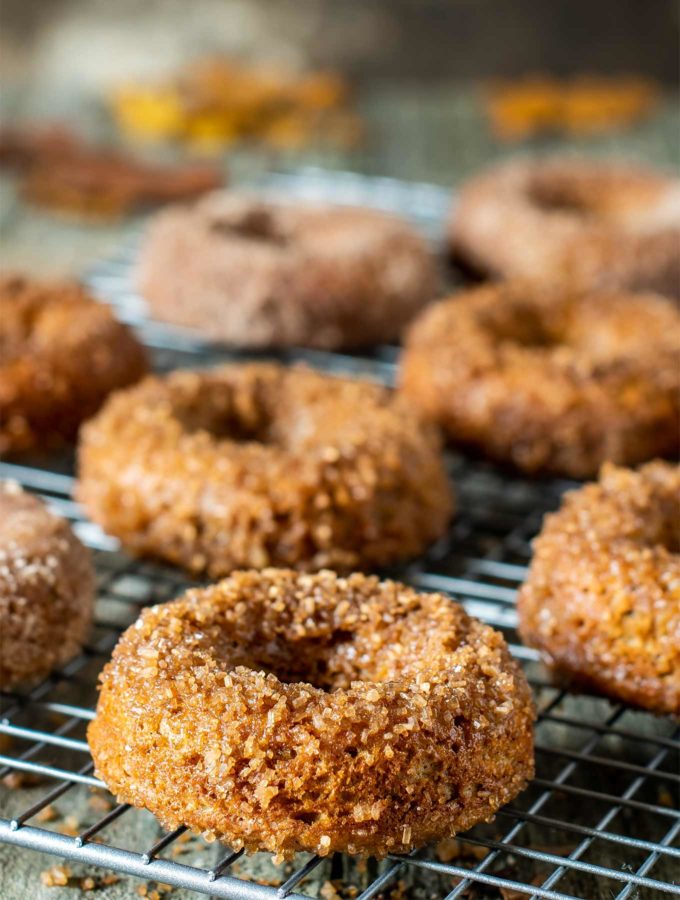 GF Cardamom Donuts with Coconut Curry Caramel